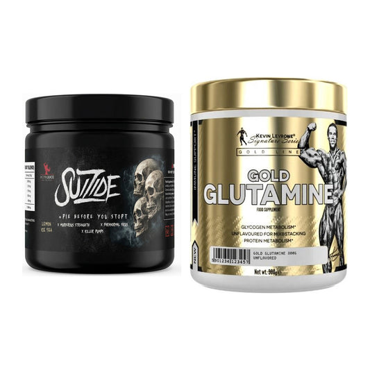 Trainings-Set: #GYMJUICE SUIZIDE Booster + Kevin Levrone GOLD – alle enthaltenen Artikel