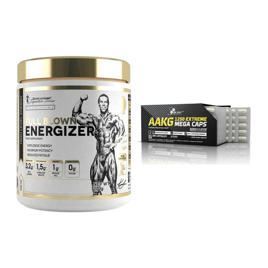 Trainings-Set: Kevin Levrone Full Blown + Olimp AAKG Extreme Mega – alle enthaltenen Artikel