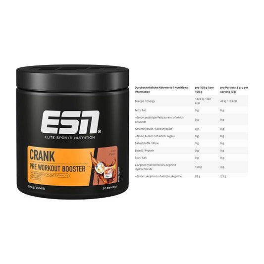Trainings-Set: ESN Crank Booster + INLEAD L-Arginin HCL – alle enthaltenen Artikel