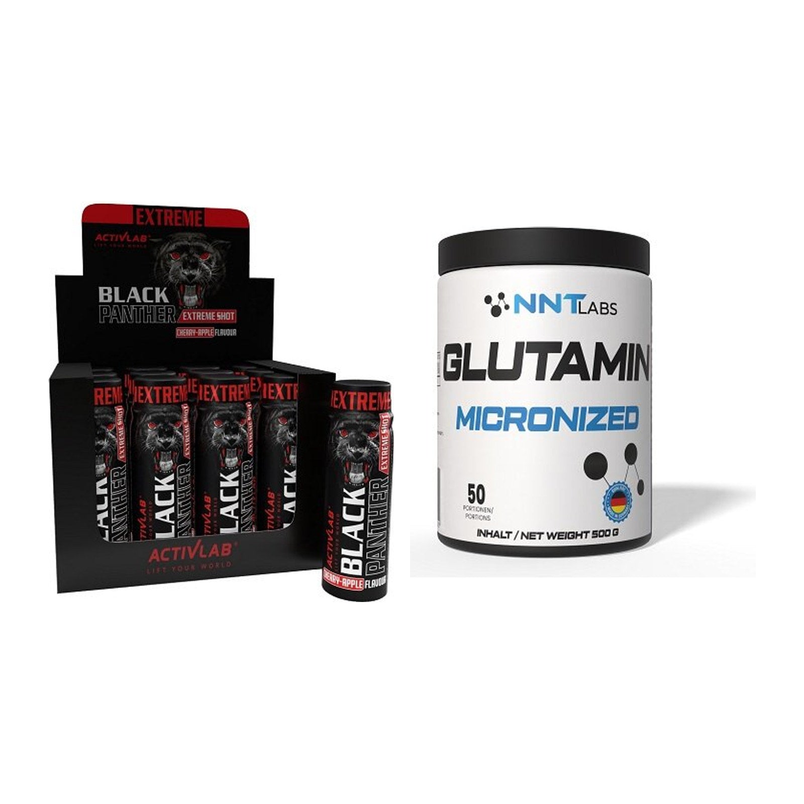 Trainings-Set: Activlab Black Panther Extreme + NNT Glutamin – alle enthaltenen Artikel
