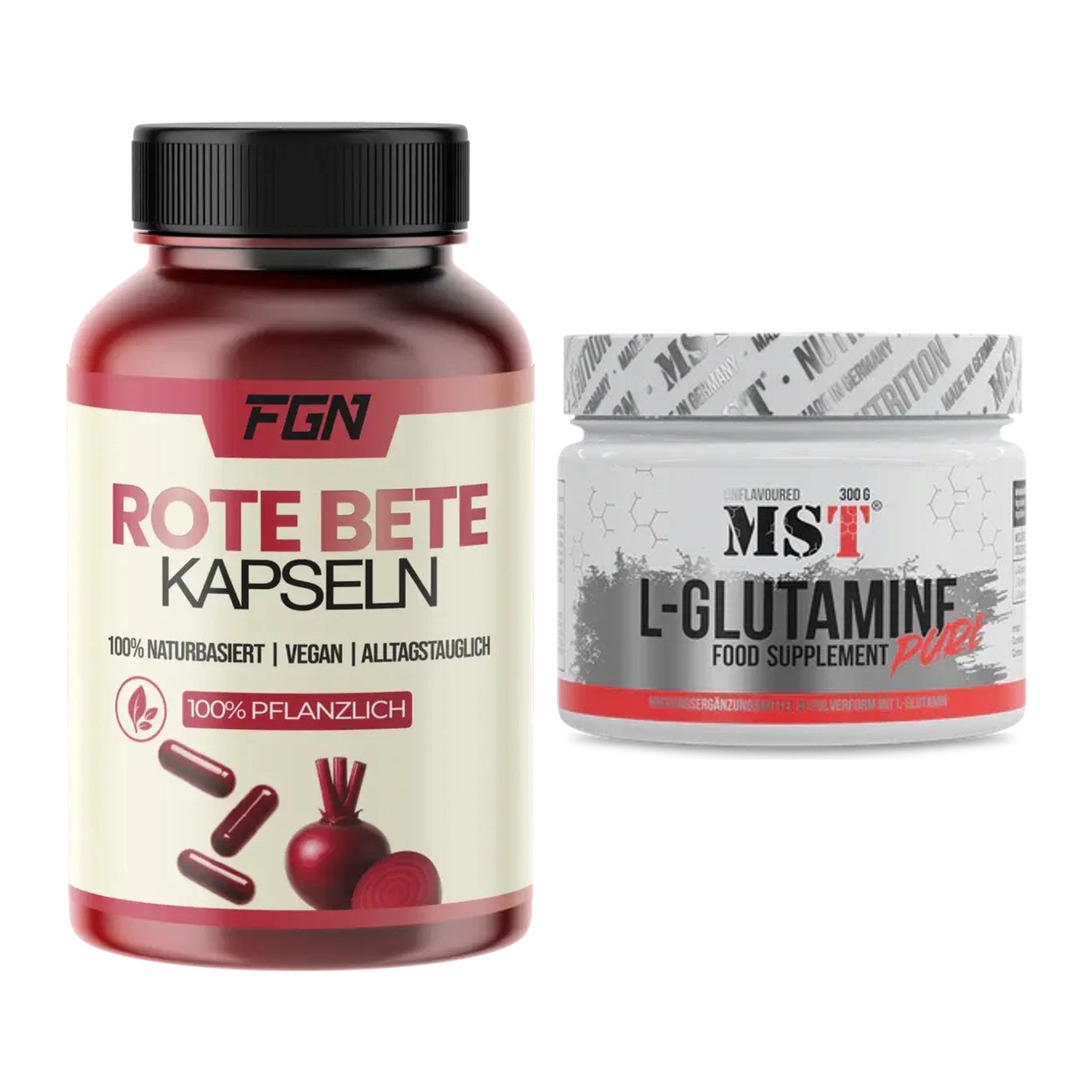 Trainings-Set: FGN Rote Beete + MST Glutamine – alle enthaltenen Artikel