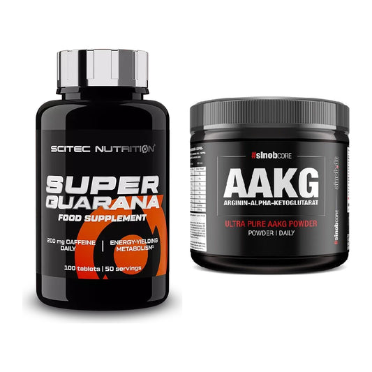 Trainings-Set: Scitec Super Guarana 100 + Sinob Core Arginin AAKG – alle enthaltenen Artikel