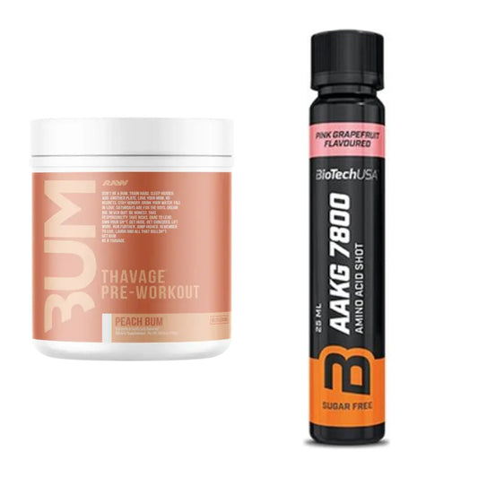 Trainings-Set: RAW Nutrition CBUM Thavage + BioTech AAKG 7800 – alle enthaltenen Artikel