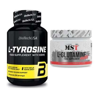 Trainings-Set: BioTech Tyrosine + MST Glutamine – alle enthaltenen Artikel