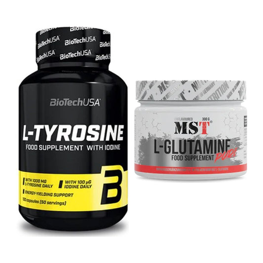 Trainings-Set: BioTech Tyrosine + MST Glutamine – alle enthaltenen Artikel
