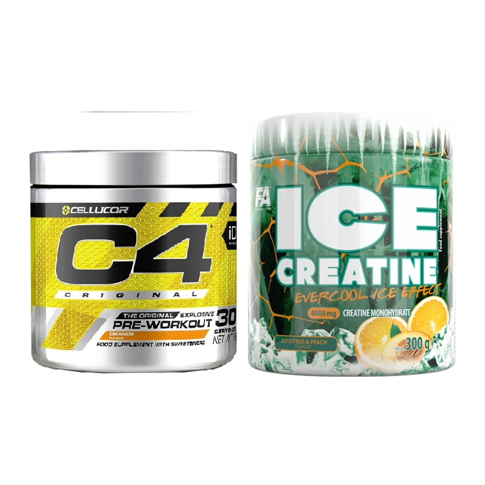 Trainings-Set: Cellucor C4 Original + FA Nutrition ICE Creatine – alle enthaltenen Artikel