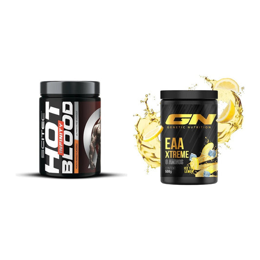Trainings-Set: Scitec Hot Blood INFINITY + GN EAA Xtreme – alle enthaltenen Artikel