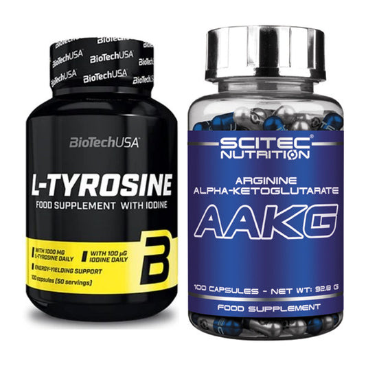 Trainings-Set: BioTech Tyrosine + Scitec AAKG – alle enthaltenen Artikel