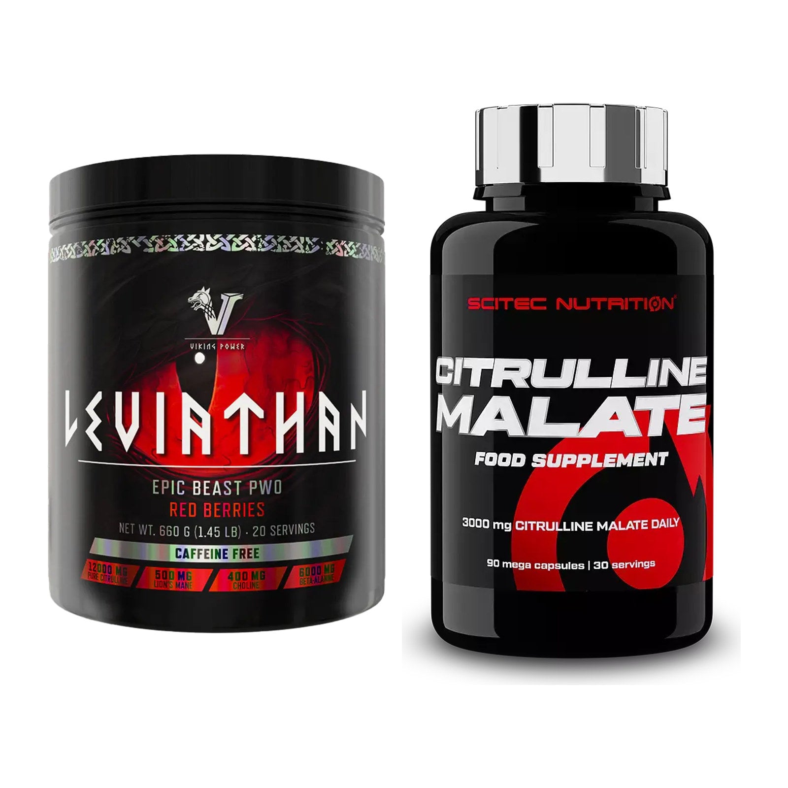 Trainings-Set: Viking Power Leviathan + Scitec Citrulline Malate – alle enthaltenen Artikel
