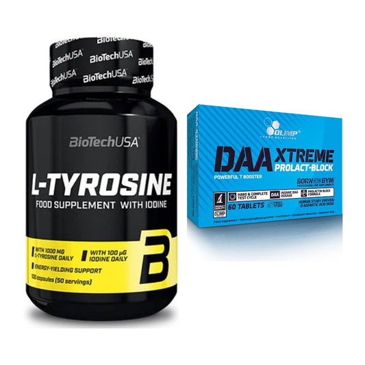 Trainings-Set: BioTech Tyrosine + Olimp DAA Xtreme – alle enthaltenen Artikel