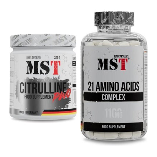 Trainings-Set: MST Citrulline Malat 300g + MST 21 Amino Acids – alle enthaltenen Artikel