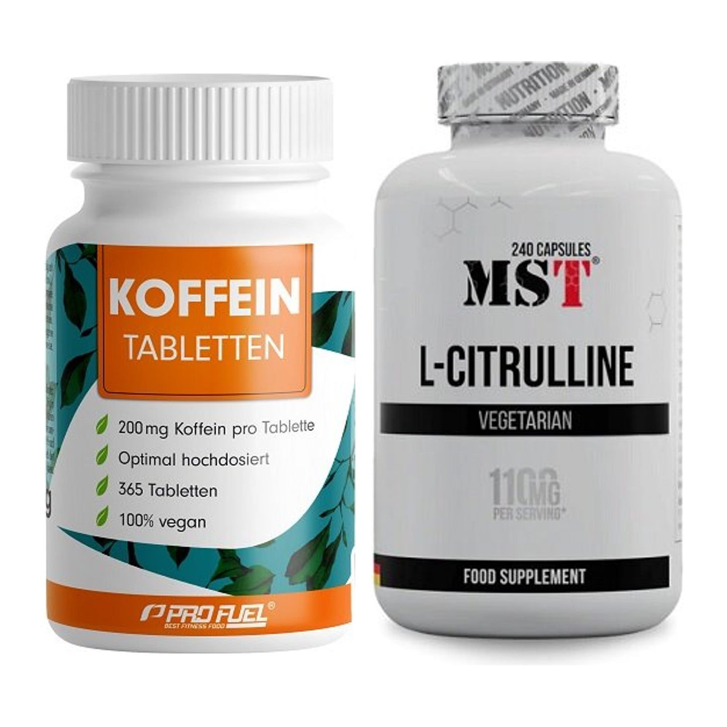 Trainings-Set: ProFuel Koffein (200mg) + MST Citrulline – alle enthaltenen Artikel