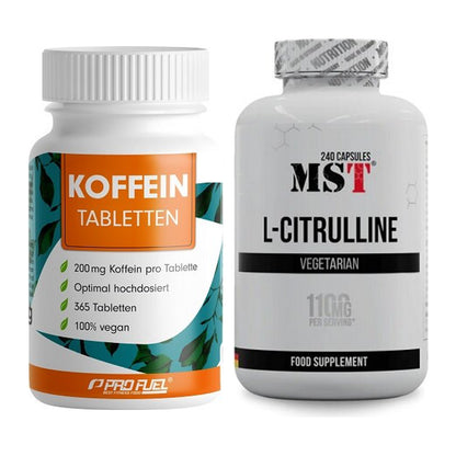 Trainings-Set: ProFuel Koffein (200mg) + MST Citrulline – alle enthaltenen Artikel