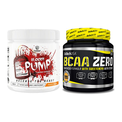Trainings-Set: Swedish Supplements Bloody Pump + BioTech BCAA Zero – alle enthaltenen Artikel
