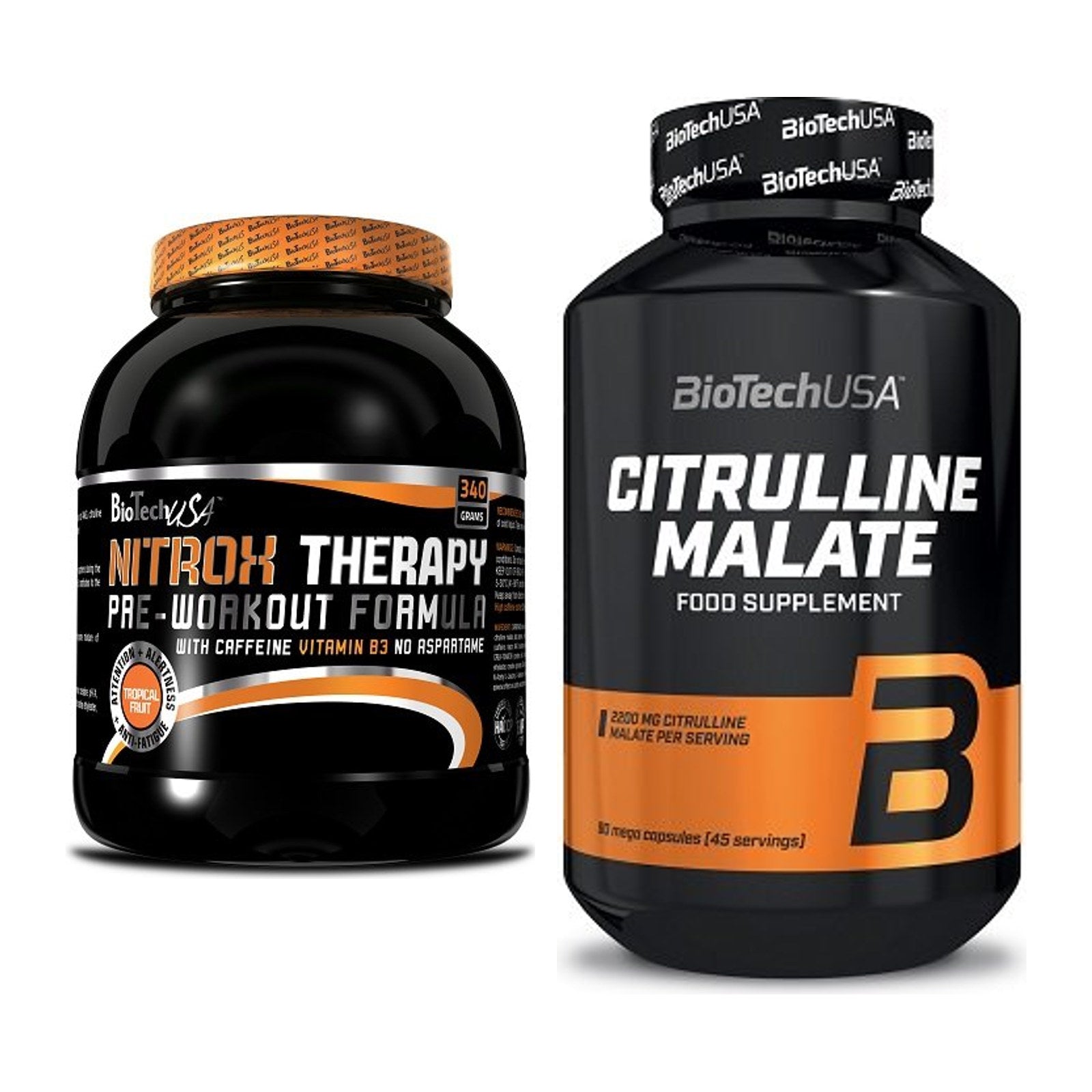 Trainings-Set: BioTech NitroX Therapy + BioTech Citrulline Malate – alle enthaltenen Artikel