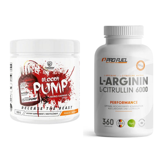 Trainings-Set: Swedish Supplements Bloody + ProFuel L-Arginin – alle enthaltenen Artikel