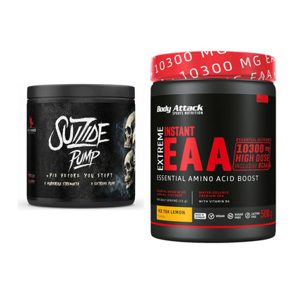 Trainings-Set: #GYMJUICE SUIZIDE PUMP + Body Attack Extreme – alle enthaltenen Artikel