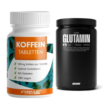 Trainings-Set: ProFuel Koffein (200mg) + Big Zone Glutamin – alle enthaltenen Artikel
