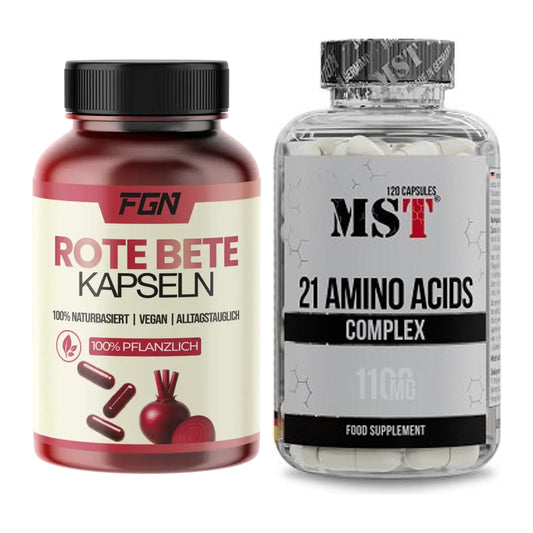 Trainings-Set: FGN Rote Beete + MST 21 Amino Acids – alle enthaltenen Artikel