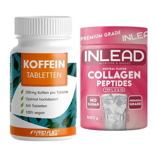 Trainings-Set: ProFuel Koffein (200mg) + INLEAD Collagen Peptides – alle enthaltenen Artikel
