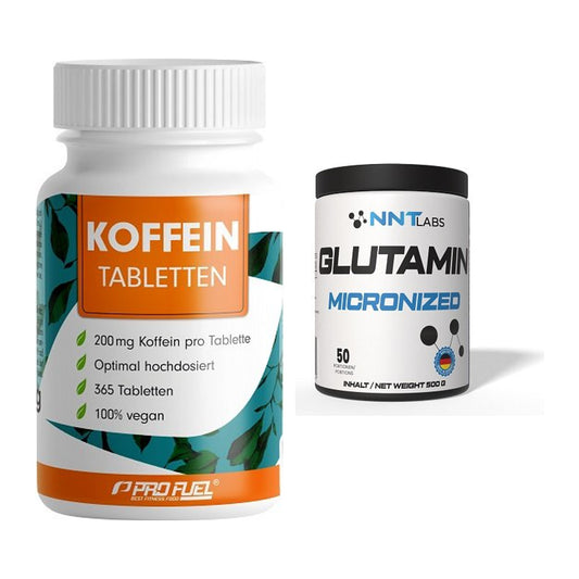 Trainings-Set: ProFuel Koffein (200mg) + NNT Glutamin – alle enthaltenen Artikel