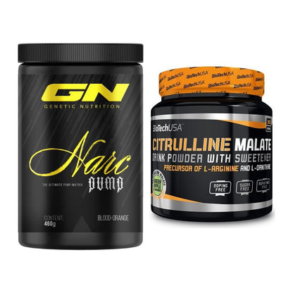 Trainings-Set: GN Narc Pump + BioTech Citrulline Malate – alle enthaltenen Artikel