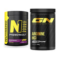 Trainings-Set: Nutrend N1 Preworkout + GN Arginine HCL Nano Pure – alle enthaltenen Artikel