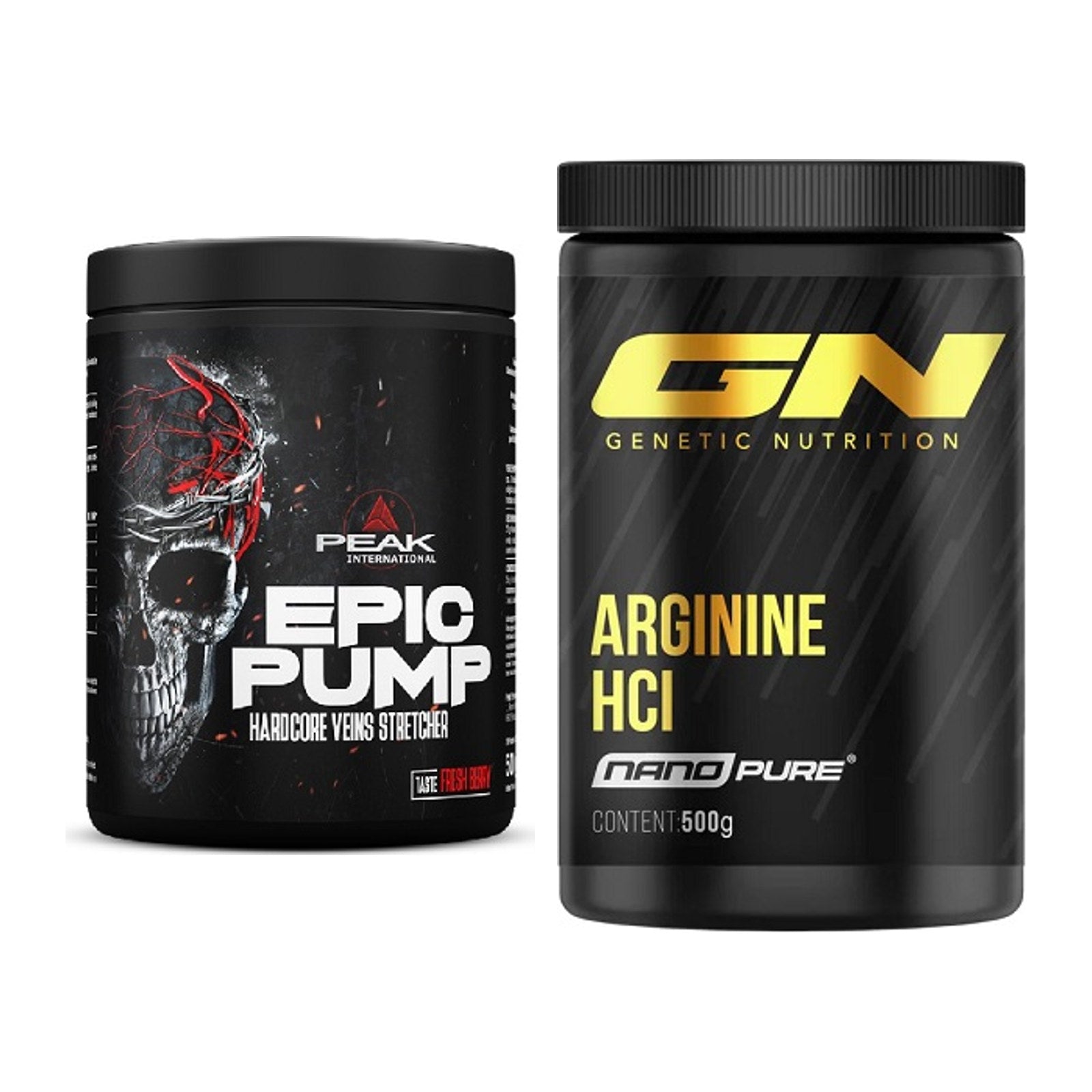 Trainings-Set: Peak EPIC Pump + GN Arginine HCL Nano Pure – alle enthaltenen Artikel
