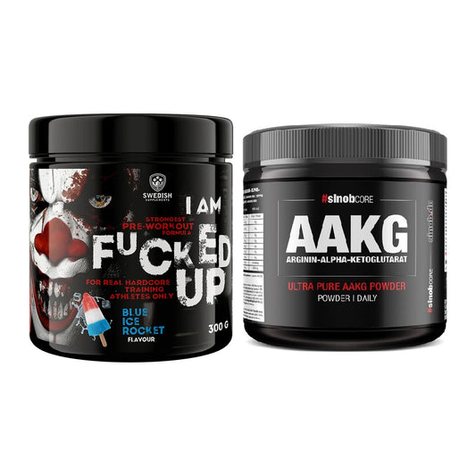 Trainings-Set: Swedish Supplements Fucked + Sinob Core Arginin AAKG – alle enthaltenen Artikel