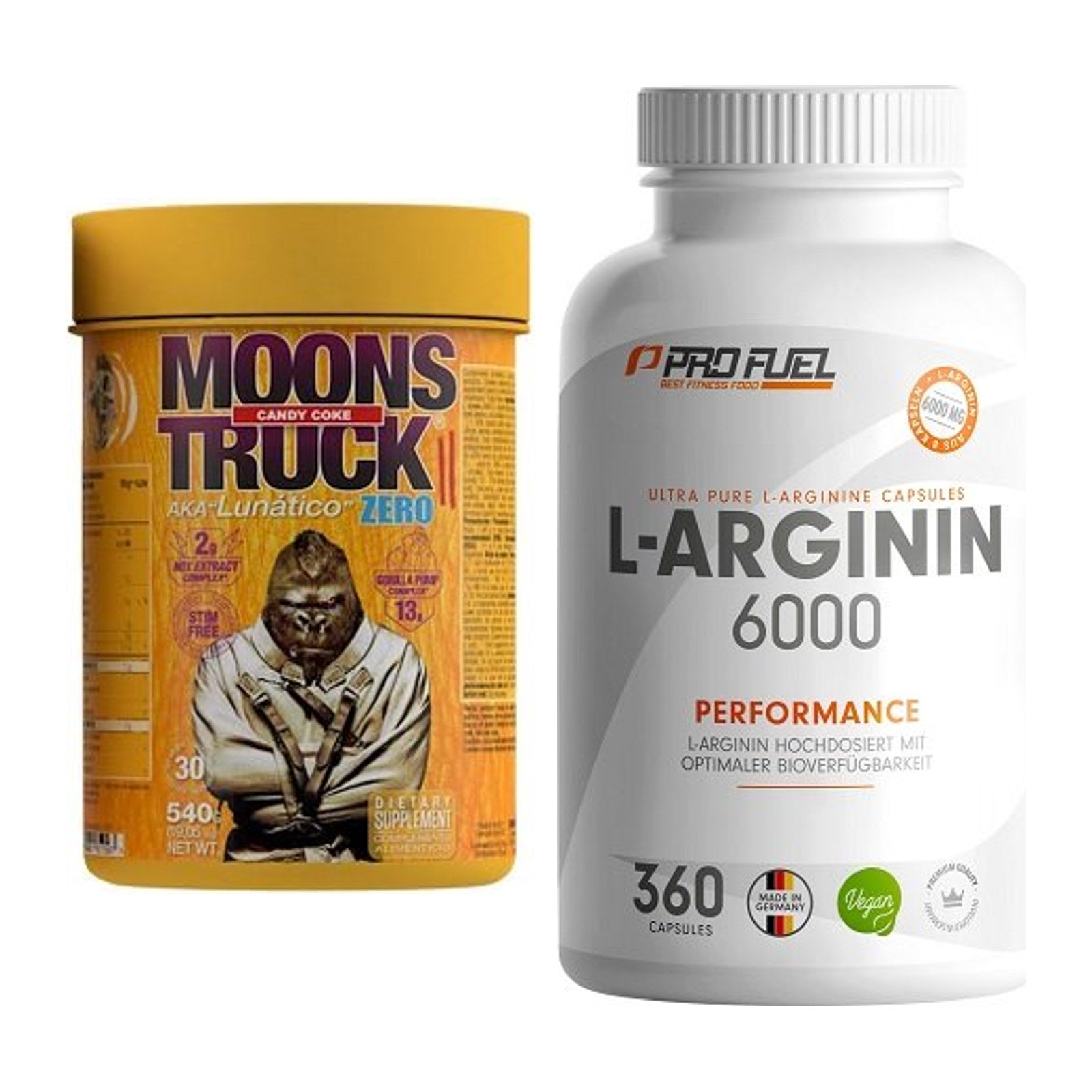 Trainings-Set: Zoomad Moonstruck 2.0 ZERO + ProFuel L-Arginin 6000 – alle enthaltenen Artikel
