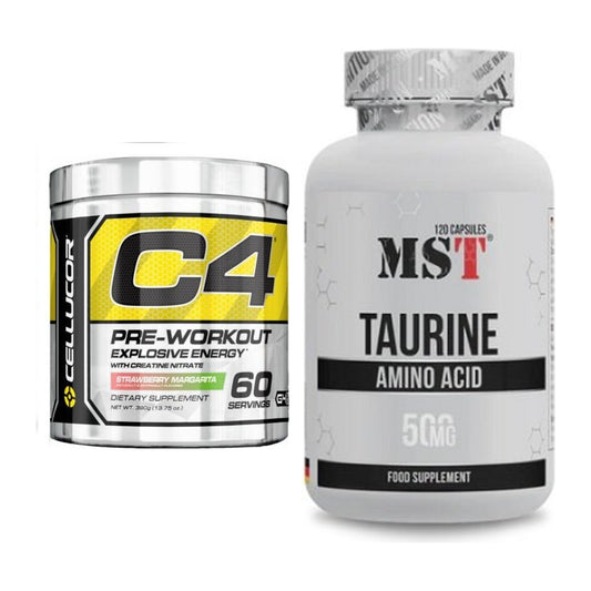 Trainings-Set: Cellucor C4 Original 60 Serv. + MST Taurine – alle enthaltenen Artikel