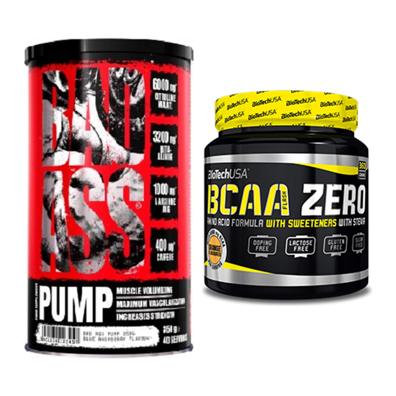Trainings-Set: BAD ASS Pump + BioTech BCAA Zero – alle enthaltenen Artikel