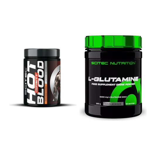 Trainings-Set: Scitec Hot Blood INFINITY + Scitec L-Glutamin – alle enthaltenen Artikel