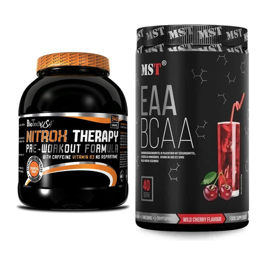 Trainings-Set: BioTech NitroX Therapy + MST EAA & BCAA – alle enthaltenen Artikel