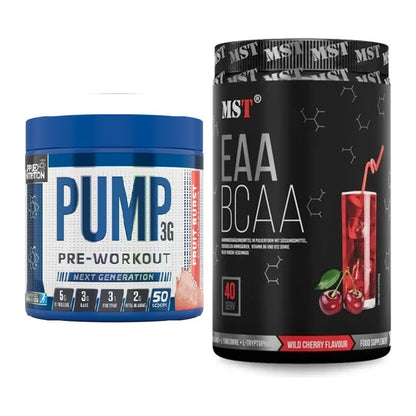 Trainings-Set: Applied Nutrition Pump + MST EAA & BCAA – alle enthaltenen Artikel