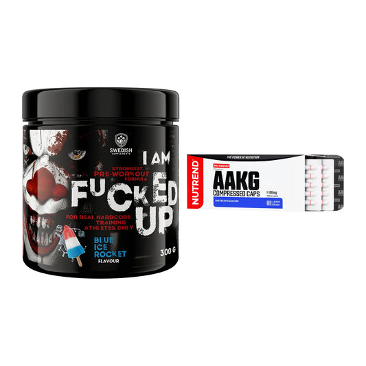 Trainings-Set: Swedish Supplements Fucked + Nutrend AAKG Compressed – alle enthaltenen Artikel