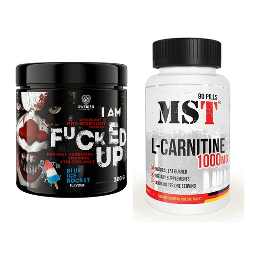 Trainings-Set: Swedish Supplements Fucked + MST L-Carnitine 1000 (90 – alle enthaltenen Artikel