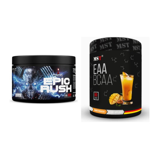 Trainings-Set: Peak Epic Rush + MST EAA & BCAA – alle enthaltenen Artikel