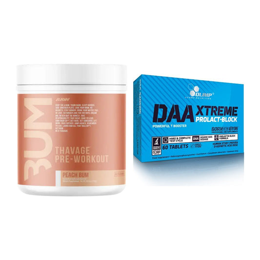Trainings-Set: RAW Nutrition CBUM Thavage + Olimp DAA Xtreme – alle enthaltenen Artikel