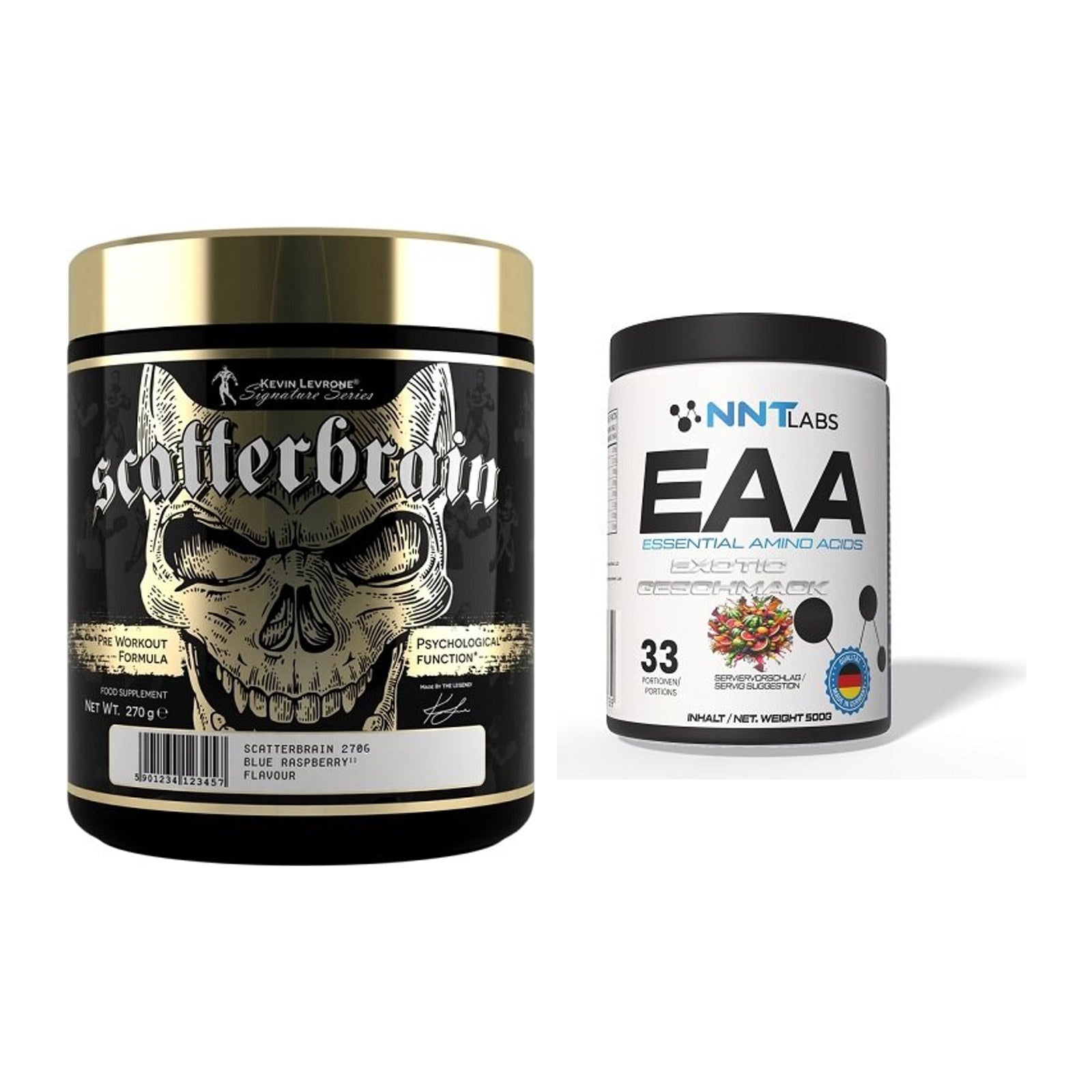 Trainings-Set: Kevin Levrone Scatterbrain + NNT EAA – alle enthaltenen Artikel