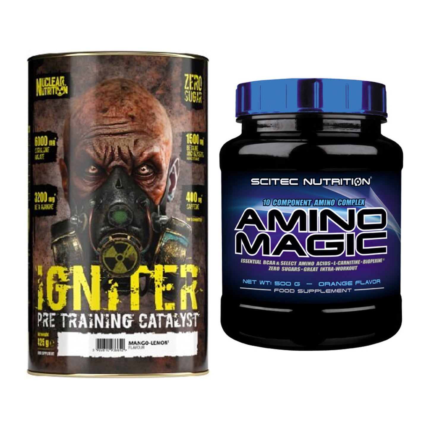 Trainings-Set: Nuclear Nutrition IGNITER Booster + Scitec Amino Magic – alle enthaltenen Artikel