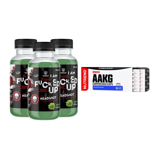 Trainings-Set: Swedish Supplements Fucked + Nutrend AAKG Compressed – alle enthaltenen Artikel