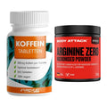 Trainings-Set: ProFuel Koffein (200mg) + Body Attack 100 % Arginine – alle enthaltenen Artikel