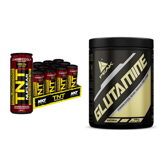 Trainings-Set: NXT Nutrition TNT NUCLEAR + Peak Glutamin – alle enthaltenen Artikel