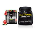 Trainings-Set: Redcon1 Total War PUMP + Olimp L-Glutamine Xplode 500g – alle enthaltenen Artikel