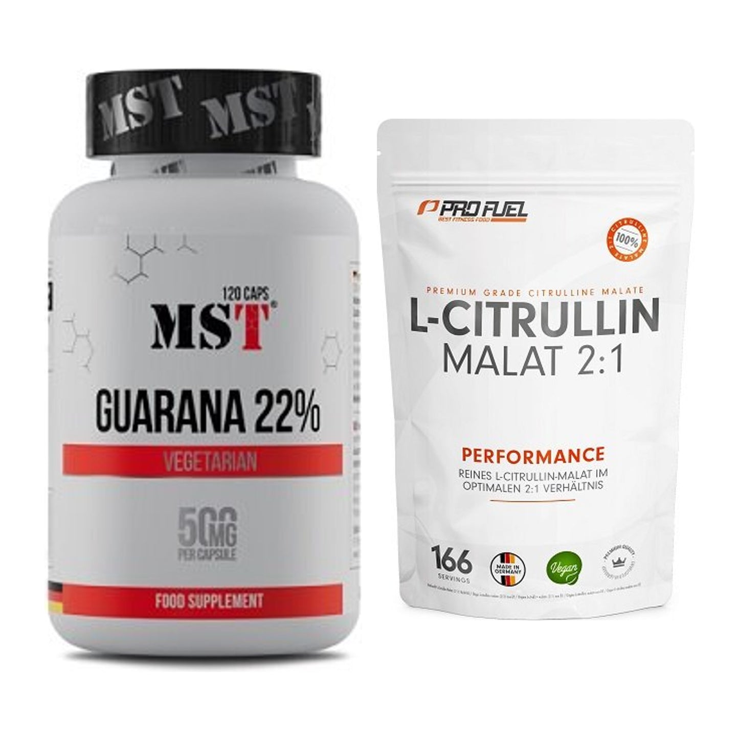 Trainings-Set: MST Guarana 22% + ProFuel L-Citrullin Malat – alle enthaltenen Artikel