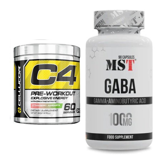 Trainings-Set: Cellucor C4 Original 60 Serv. + MST GABA 1000mg – alle enthaltenen Artikel