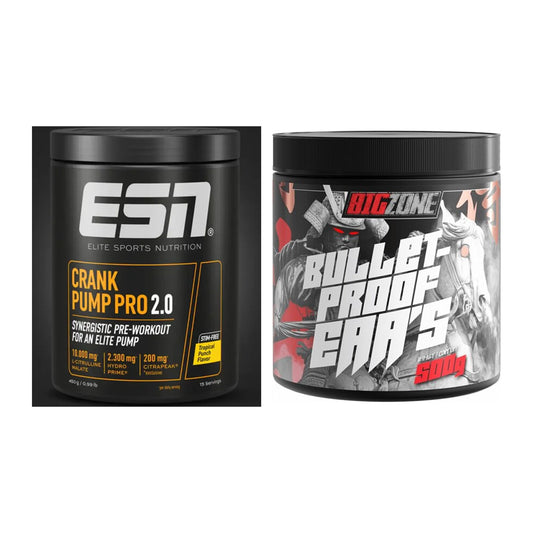Trainings-Set: ESN Crank Pump Pro 2.0 + Big Zone Bulletproof EAA's – alle enthaltenen Artikel