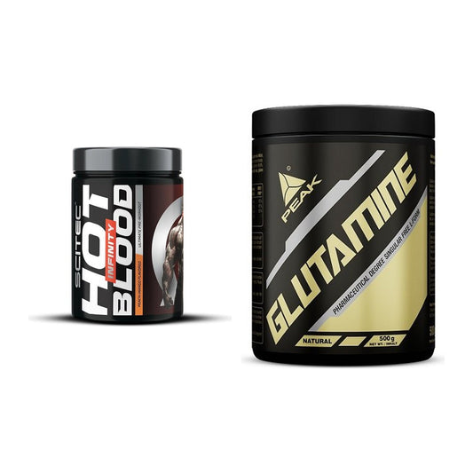 Trainings-Set: Scitec Hot Blood INFINITY + Peak Glutamin – alle enthaltenen Artikel