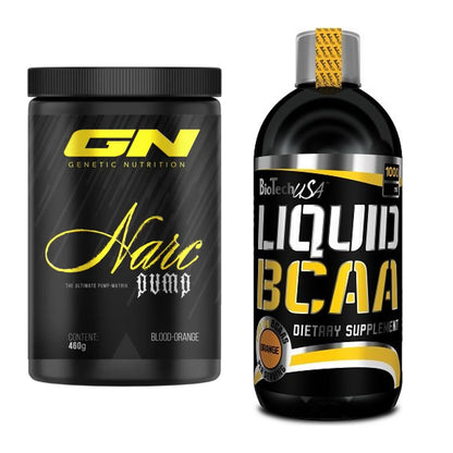 Trainings-Set: GN Narc Pump + BioTech Liquid BCAA – alle enthaltenen Artikel